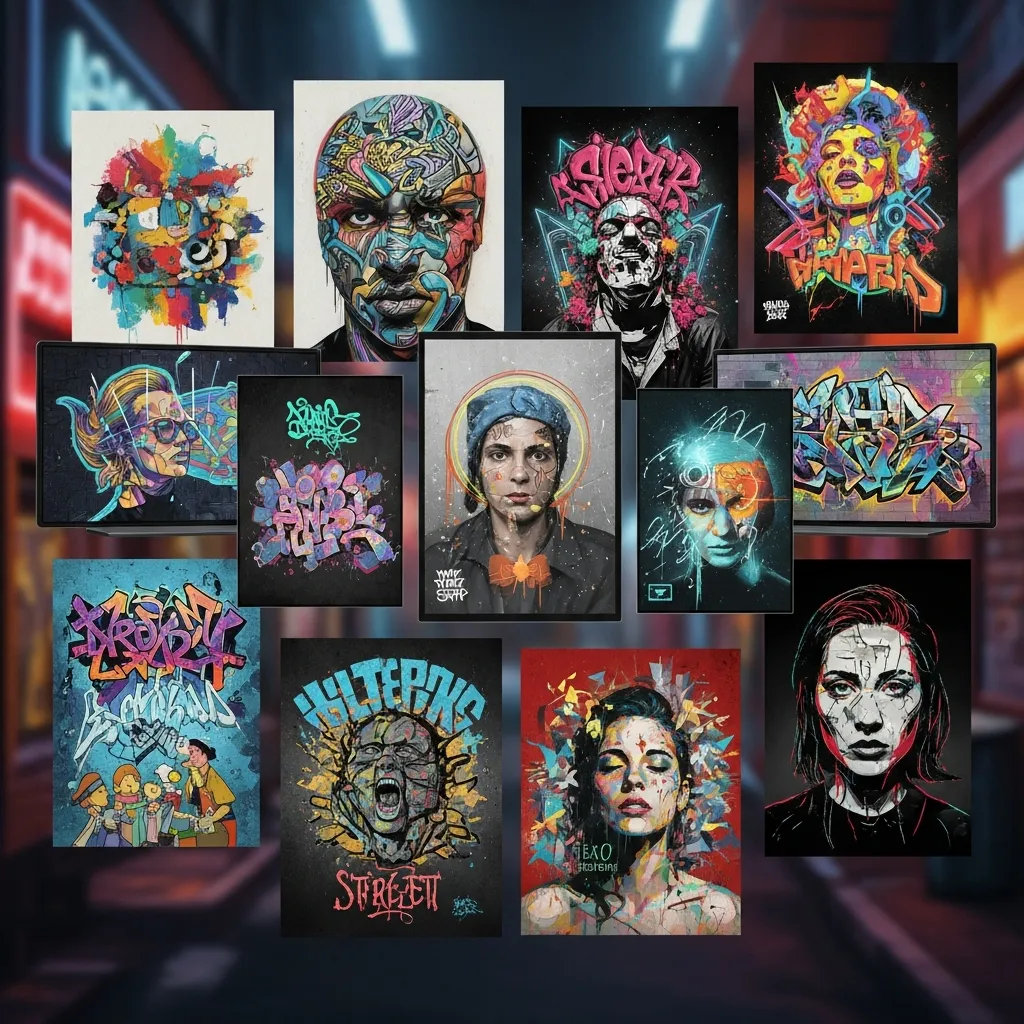 Digital Street Art Collection
